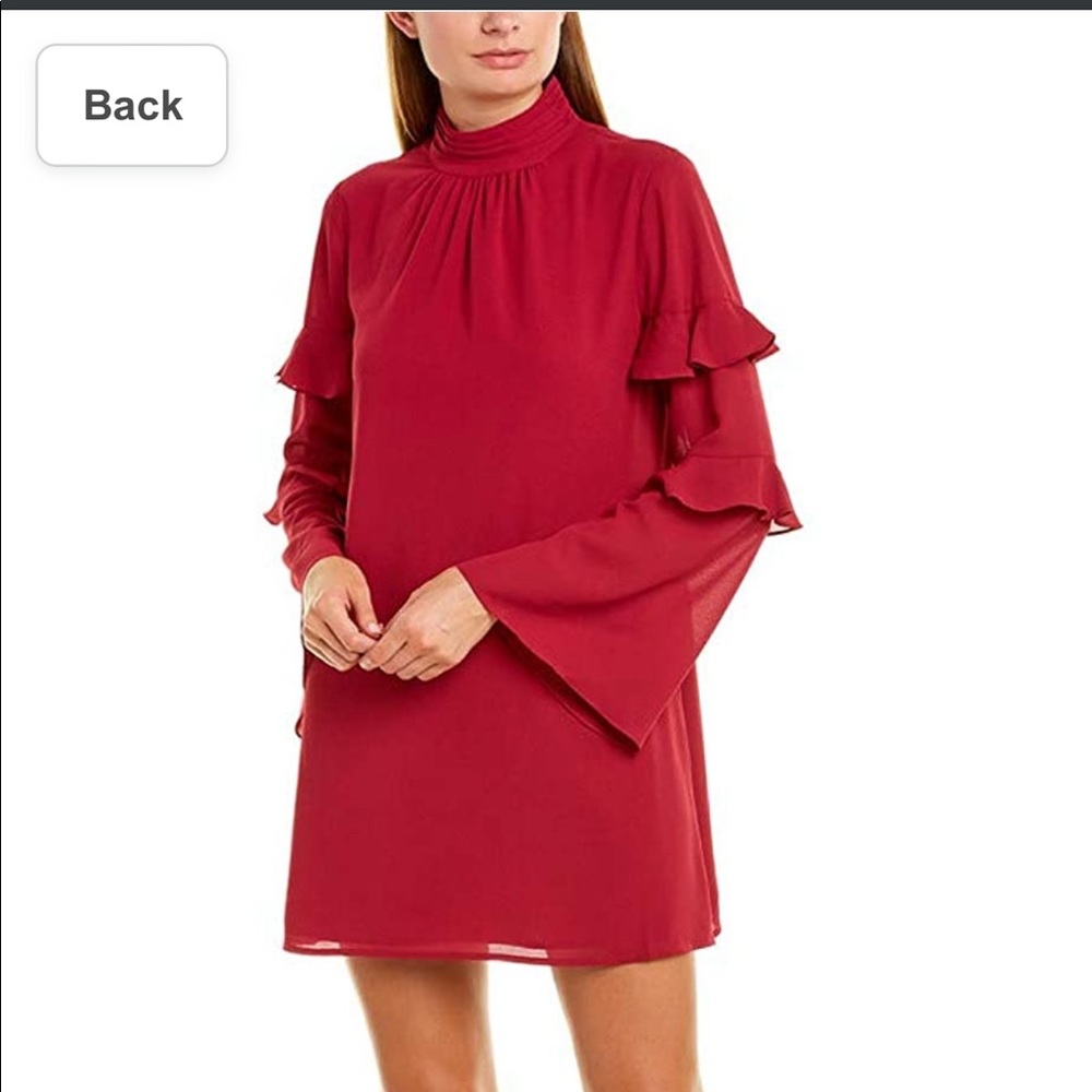 Ali & Jay long sleeved red dress